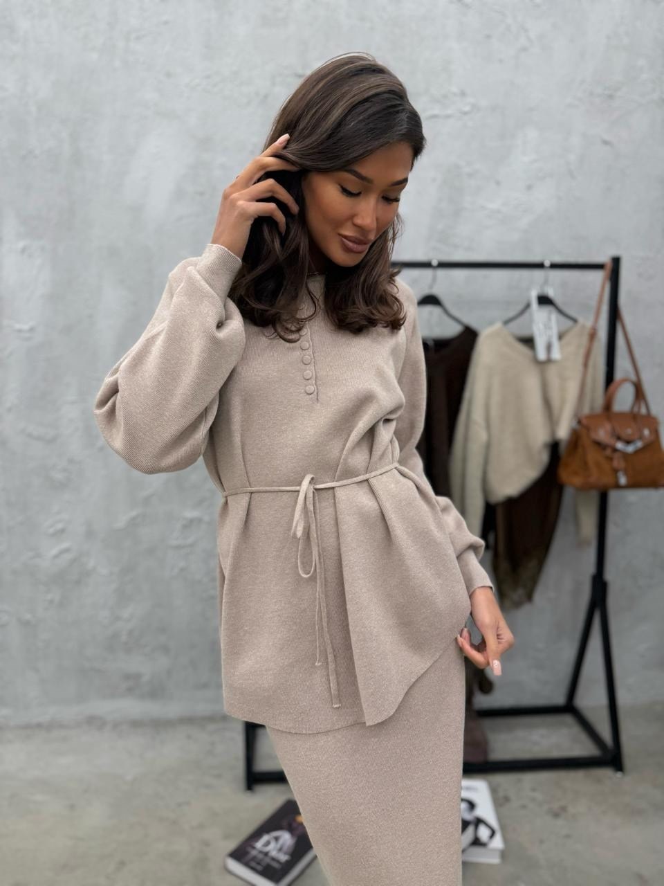 трикотажный костюм с юбкой офис вязаный,трикотажный костюм с юбкой,стильный женский трикотажный костюм с юбкой,трикотажный костюм,женский трикотажный костюм с юбкой