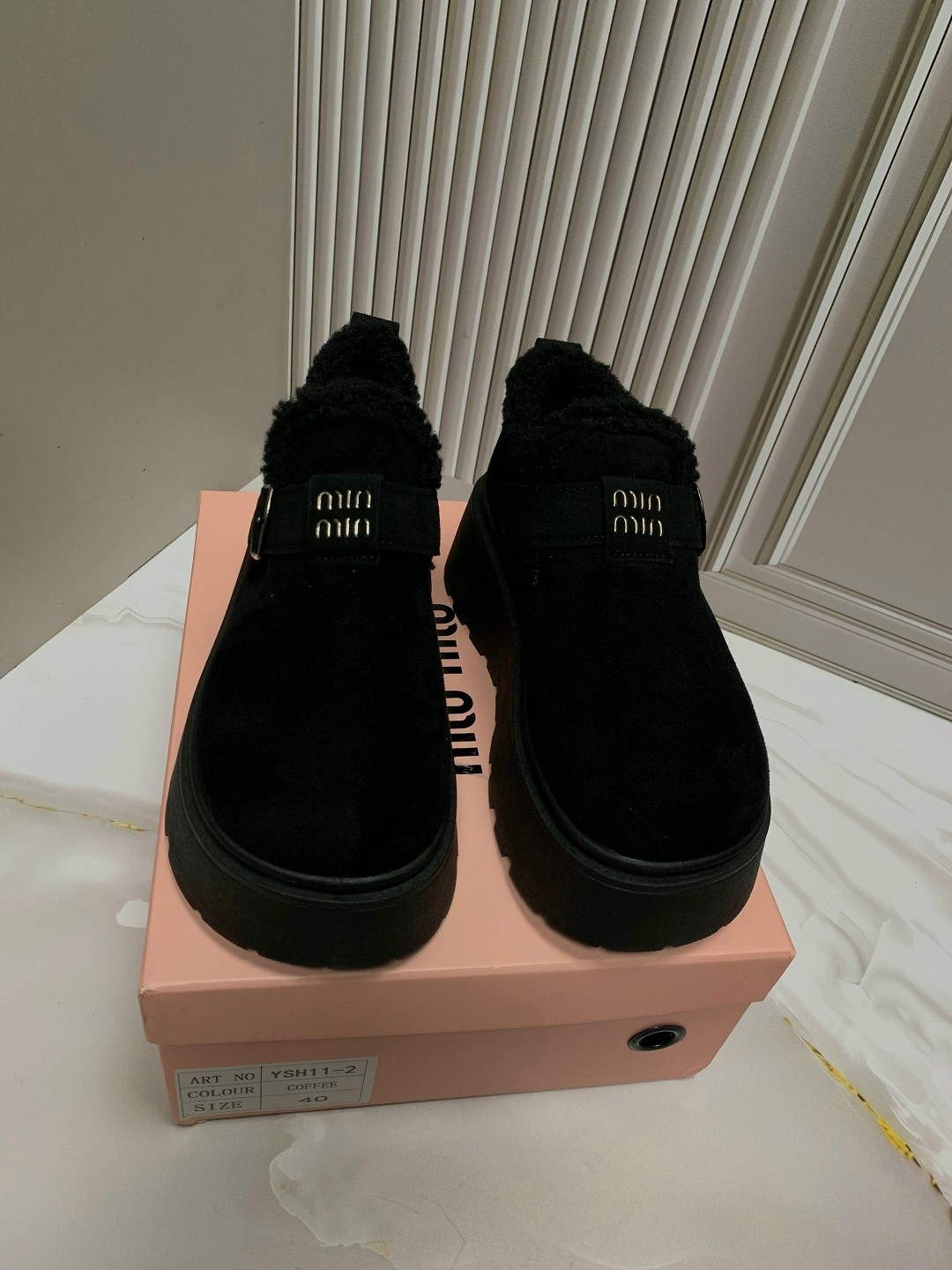 повседневная женская  лоферы с меховыми сабо на платформе круглым носком,,лоферы на платформе,женские лоферы на платформе,женская