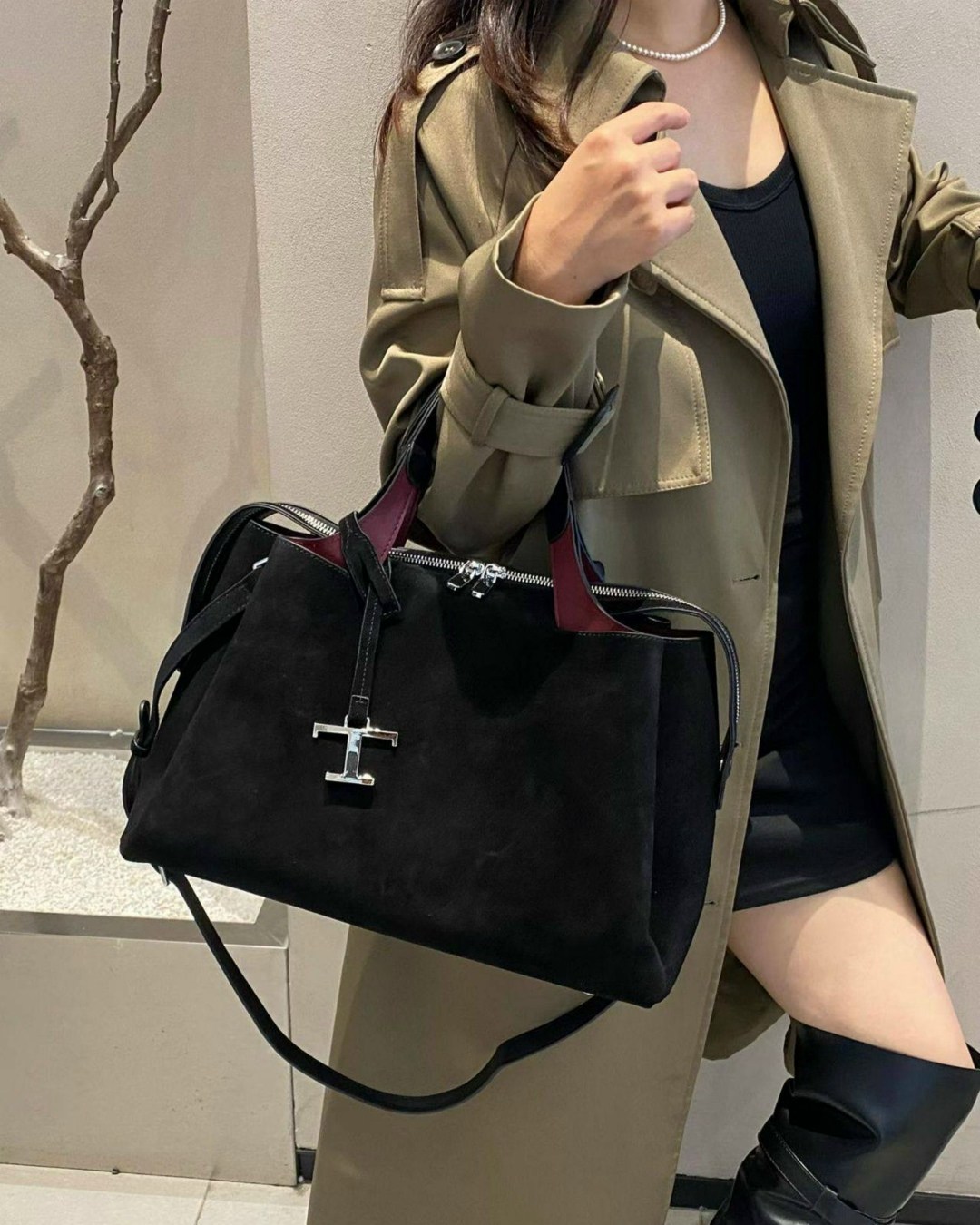 сумка тоут замшевая серая,сумка замшевая серая,женская сумка,женская большая замшевая сумка из нубука,сумка большая замшевая