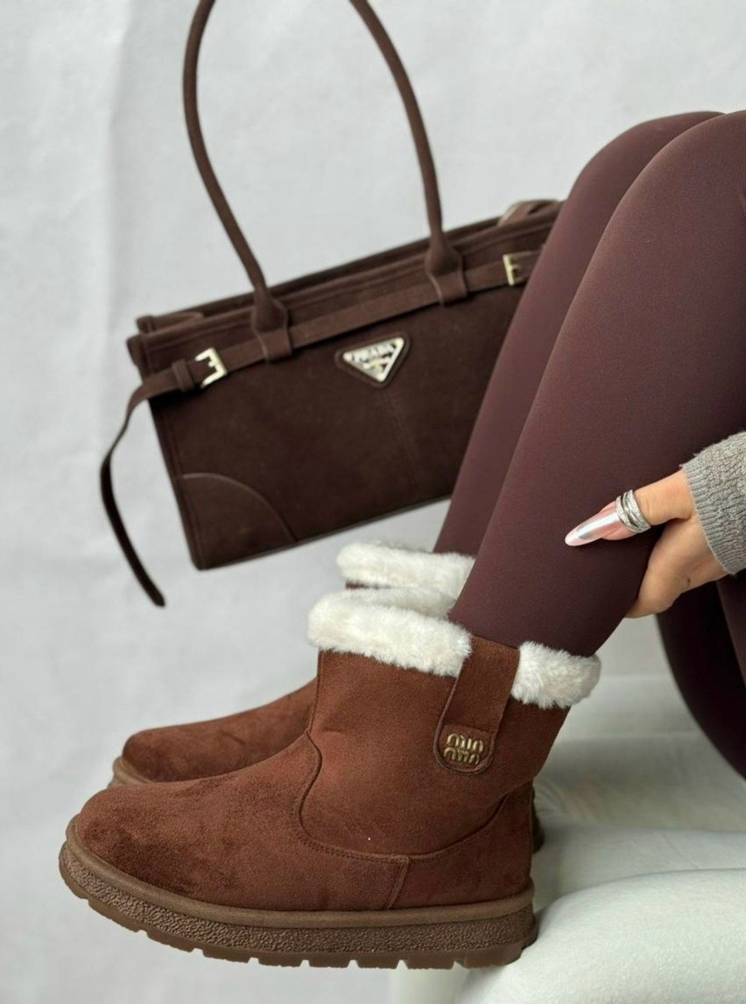 ,угги из натуральной замши на зиму destra 231581847,женские угги,зимняя женская ,женские зимние сапоги