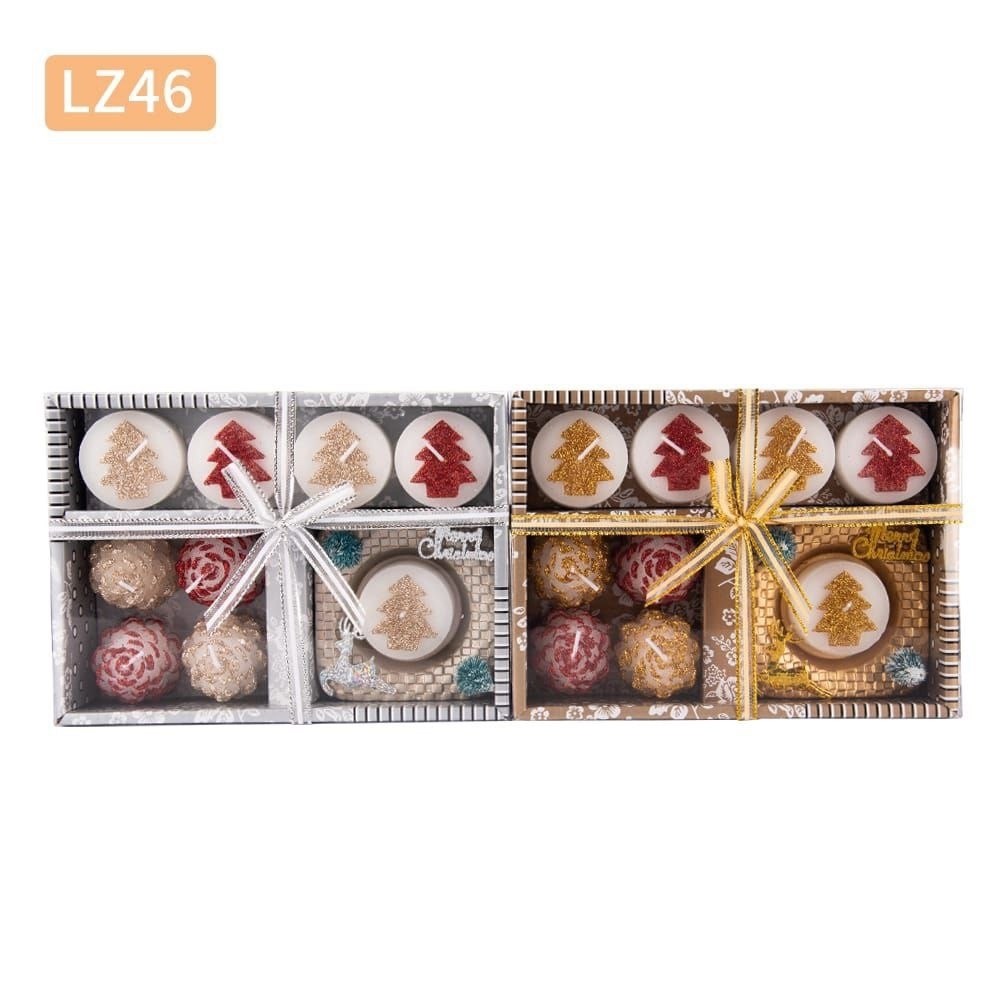 набор новогодних свечей,набор свеча,набор новогодних свечей 6 шт,набор новогодний,подарочные упаковки