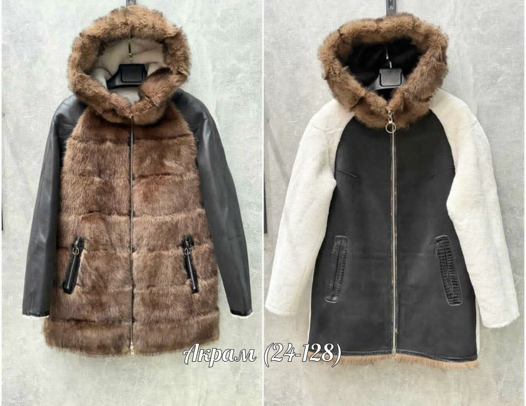 дубленка женская из натуральной овчины с капюшоном,дубленка женская,дубленка двусторонняя,дубленка,дубленка женская furnatur 8024769 серая 52 ru