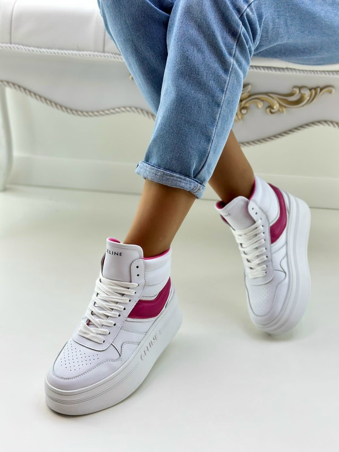 ,кроссовки женскиe,кроссовки селин,кроссовки celine,женские кроссовки на платформе