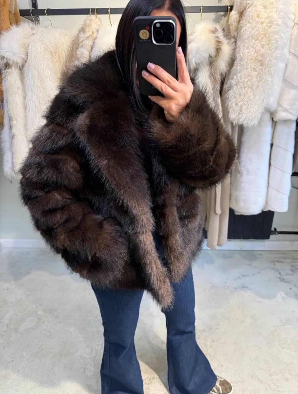 шубка,шуба,шуба из песца,короткая шуба,модная шуба