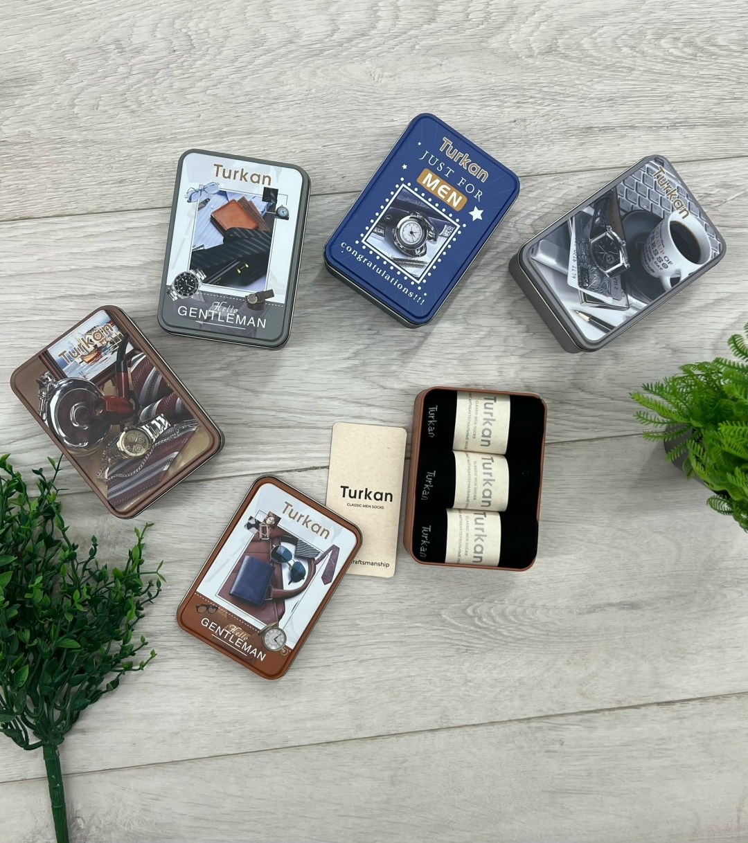 жестяная коробка,носки мужские turkan,подарочная коробка,металлическая коробка,подарочная упаковка