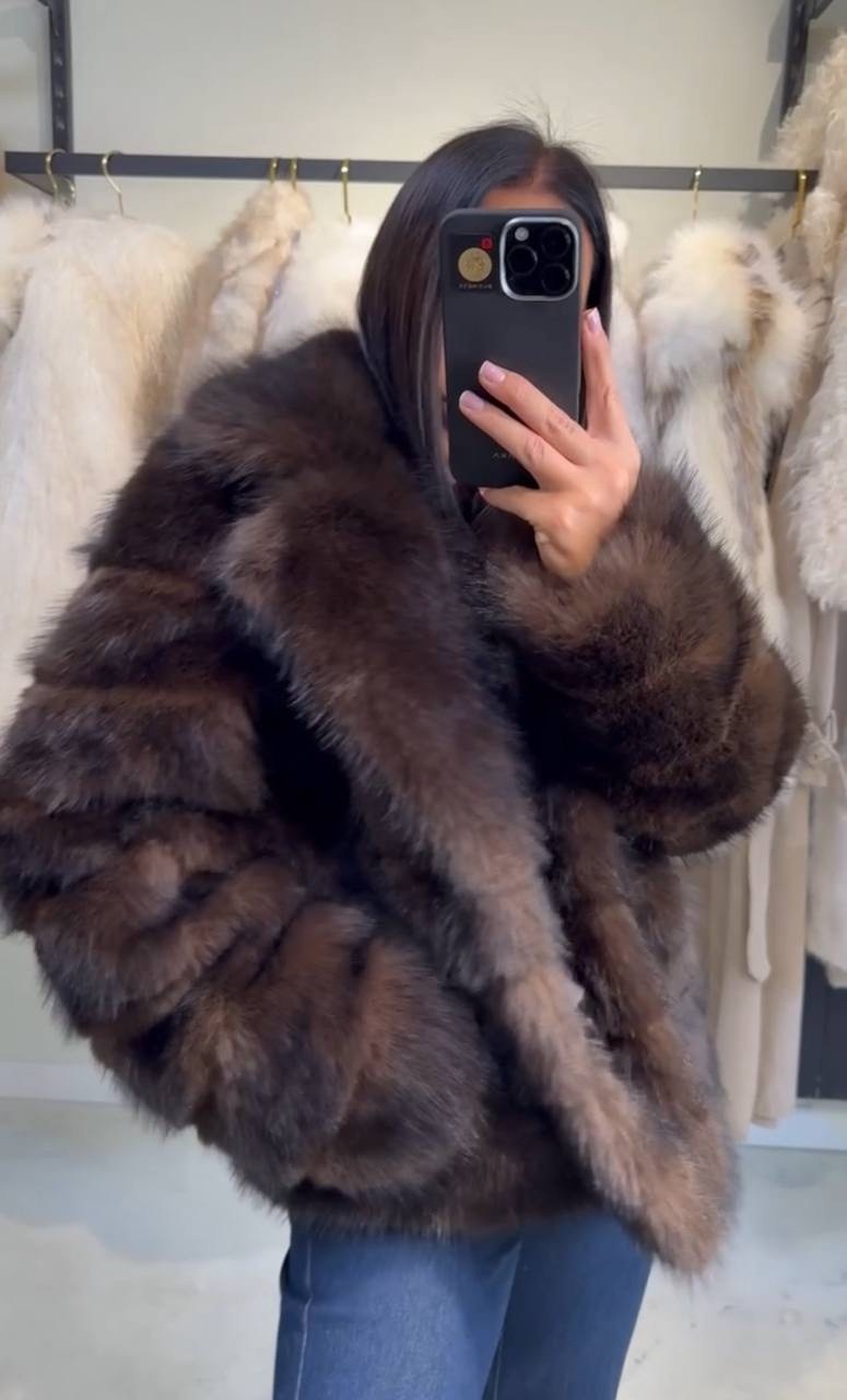 шубка,шуба,шуба из песца,короткая шуба,модная шуба