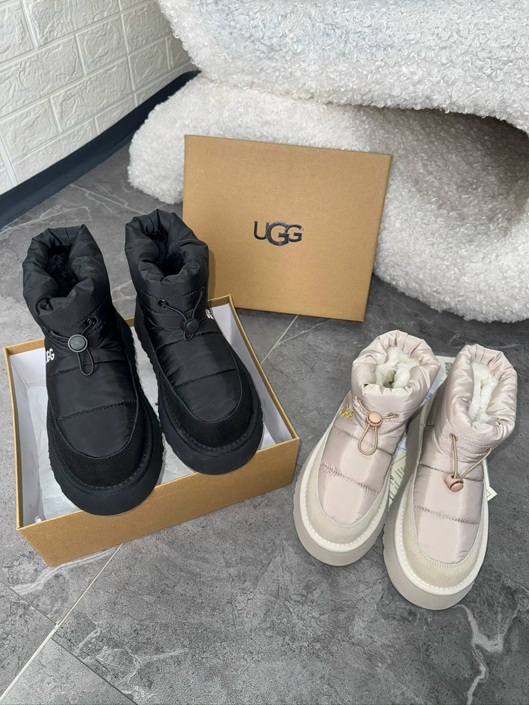 зимние угги женские дутики на платформе,дутики женские,зимние женские дутики,угги зимние на платформе, женская