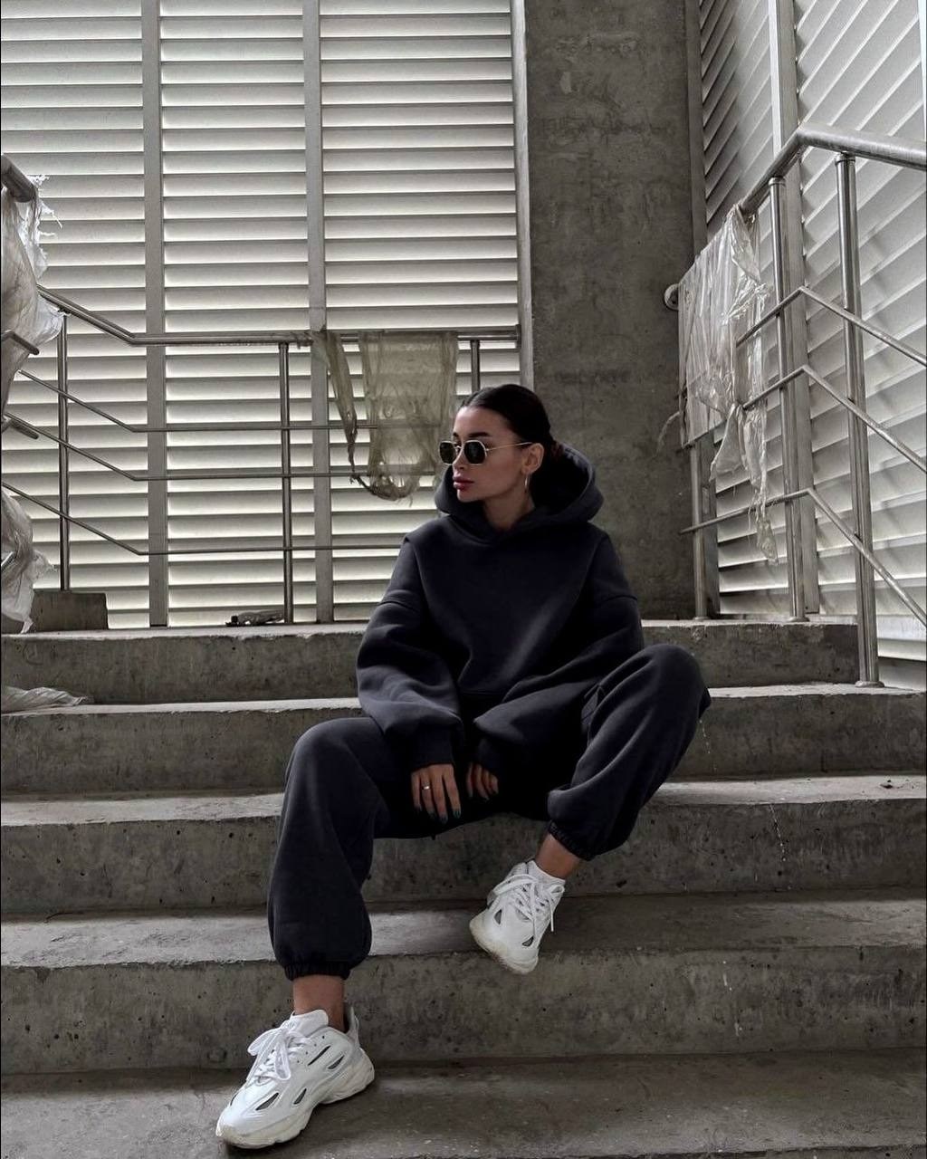 костюм на флисе,спортивный костюм женский на флисе,костюм спортивный женский оверсайз,спортивный костюм оверсайз теплый,теплый костюм