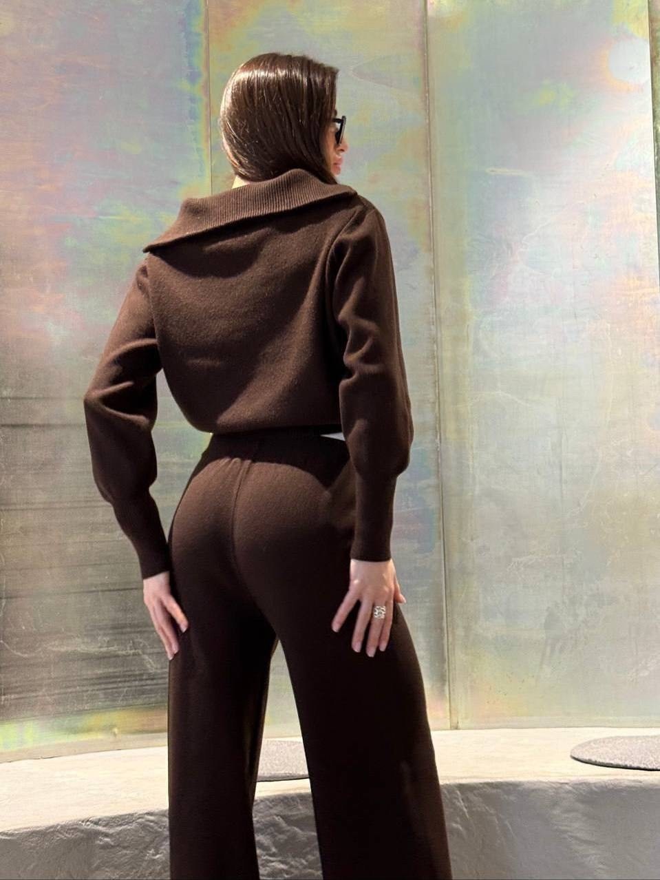 костюм трикотажный,брючный костюм,костюм женский,теплый женский ангоровый костюм,костюм двойка кашемир