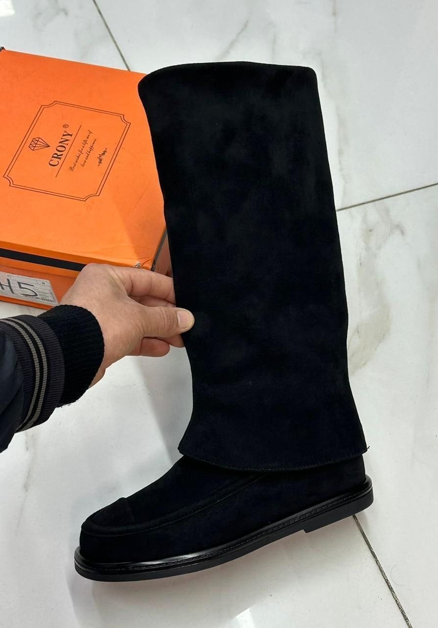 сапоги,сапоги замш,сапоги замшевые,сапоги hermes,женские сапоги