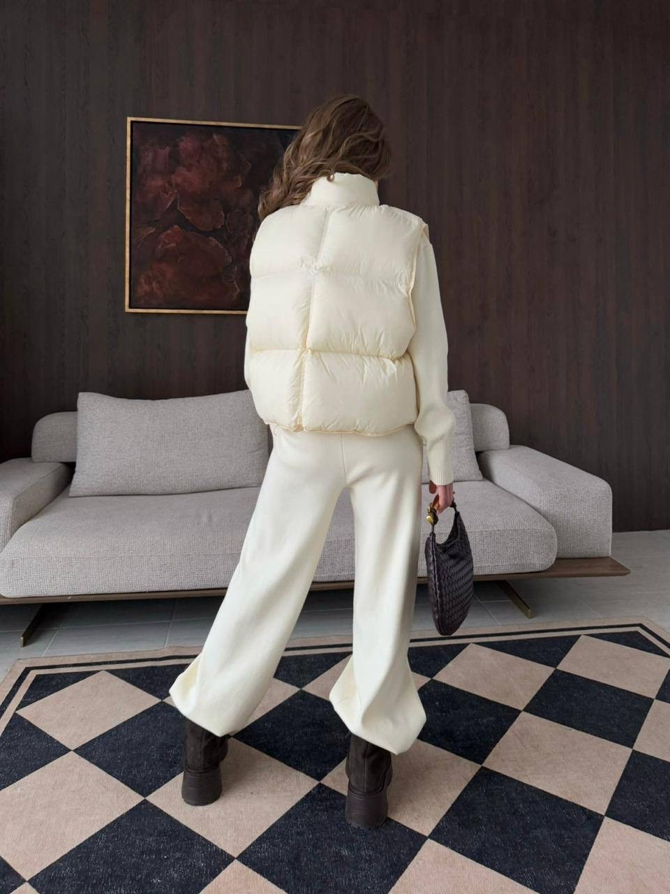 женская жилетка,жилет бежевый,костюм женский тройка,костюм тройка