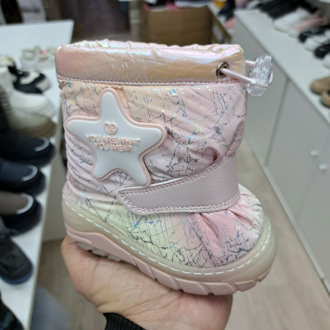 ,дутики детские kapika 1312д-1 цв.сиреневый р.28 ru,дутики детские,сапоги зимние детские,дутики детские зимние