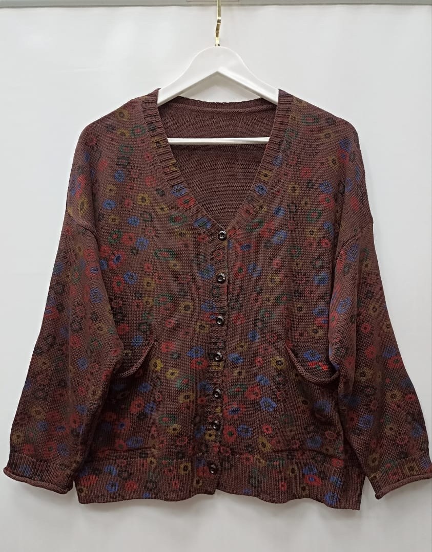 кардиган с принтом,кардиган,кардиганы для женщин,вязаный кардиган с принтом,кардиган женский