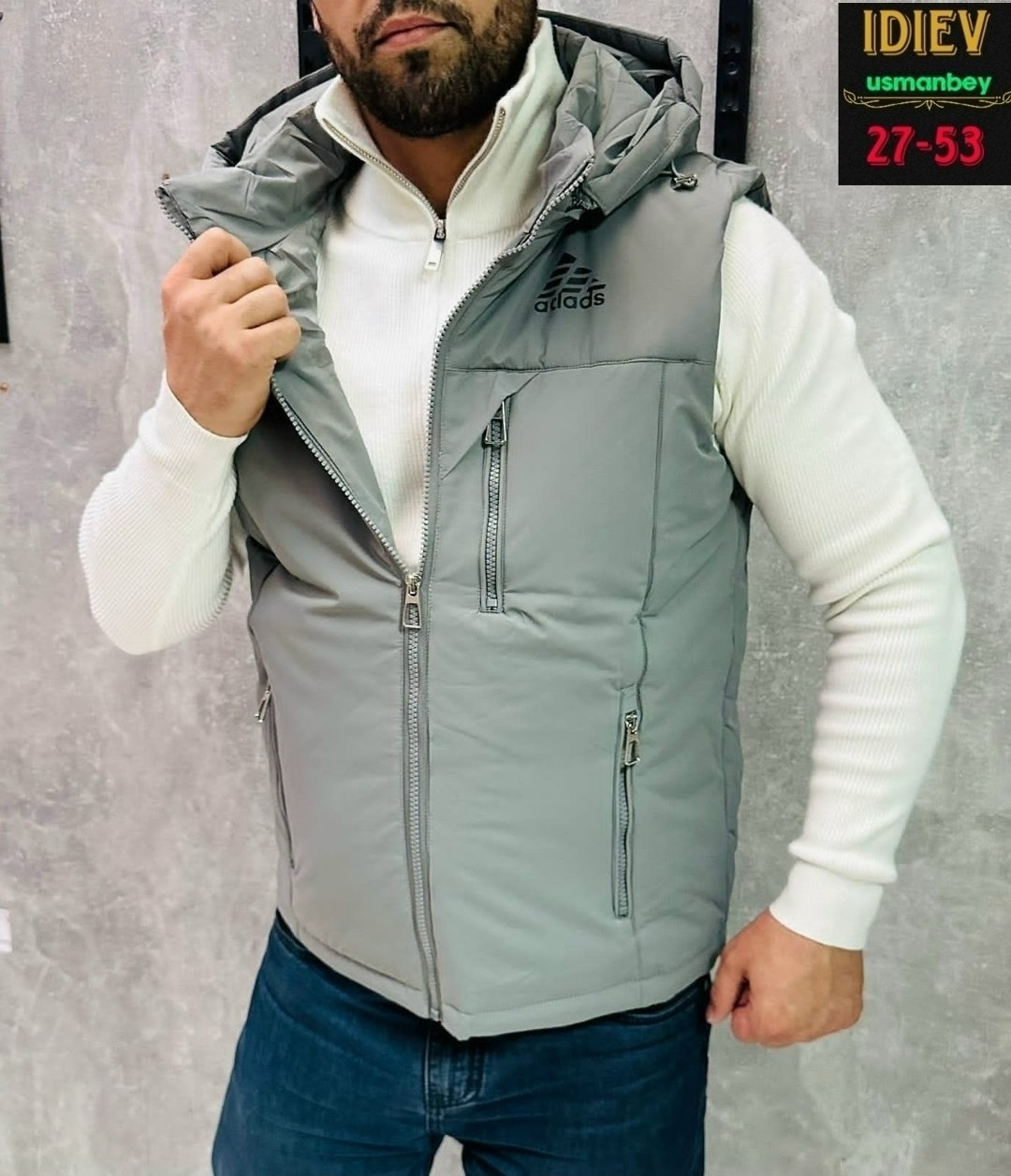 жилет мужской,жилетка мужская,жилет мужской утепленный с капюшоном адидас,жилет,жилетка
