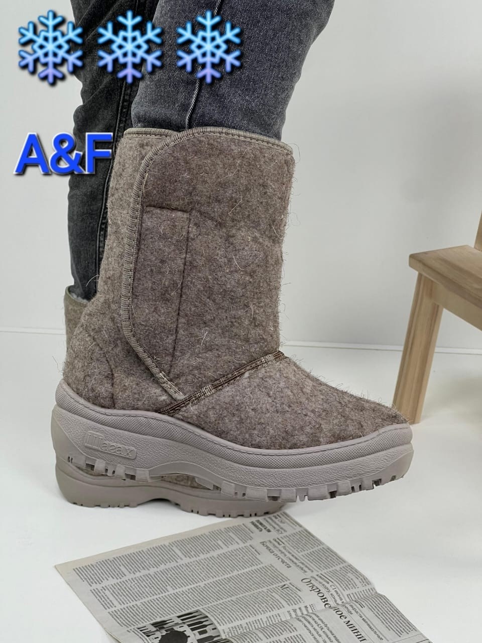 ,угги, женская,валенки мужские,войлочные сапоги 41р