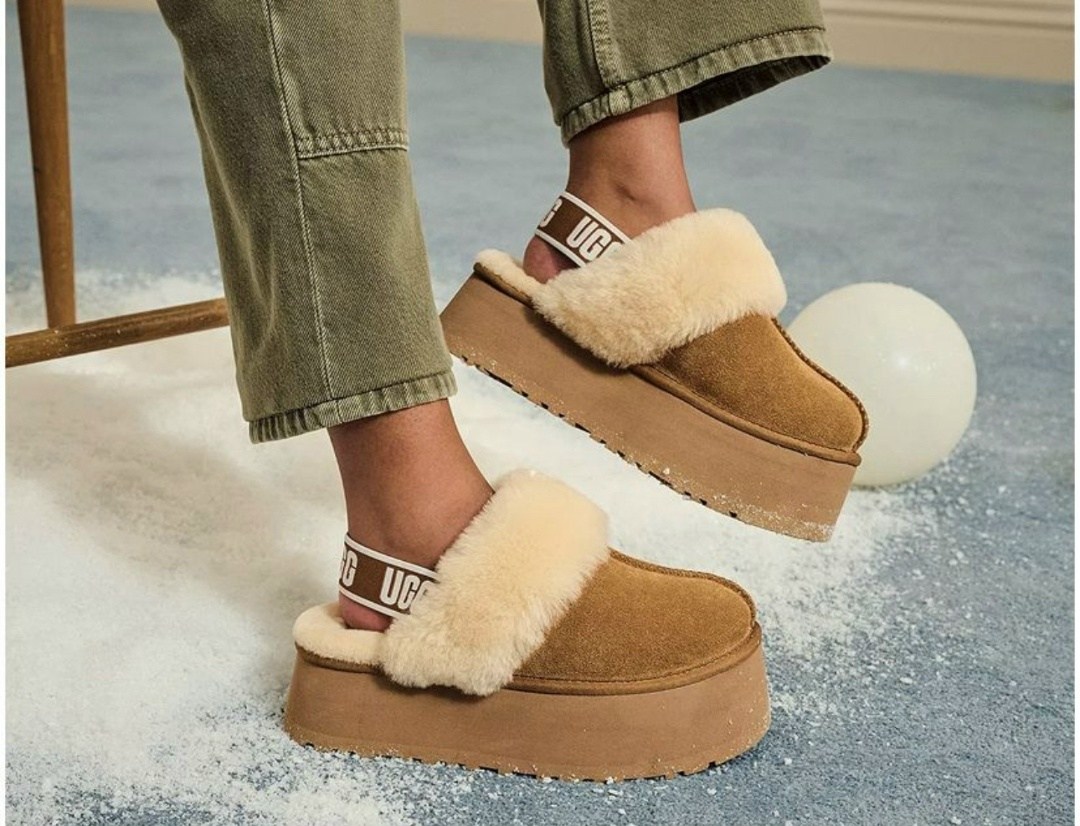 ugg funkette slipper,шикарные угги,ugg slipper,ugg funkette slipper chestnut, угги