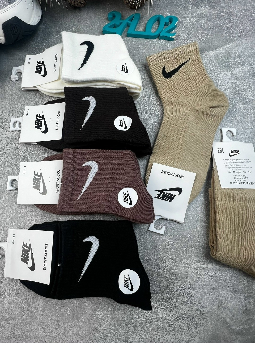 носки комплект,носки мужские,носки женские,носки упаковка,носки мужские 10 пар nike