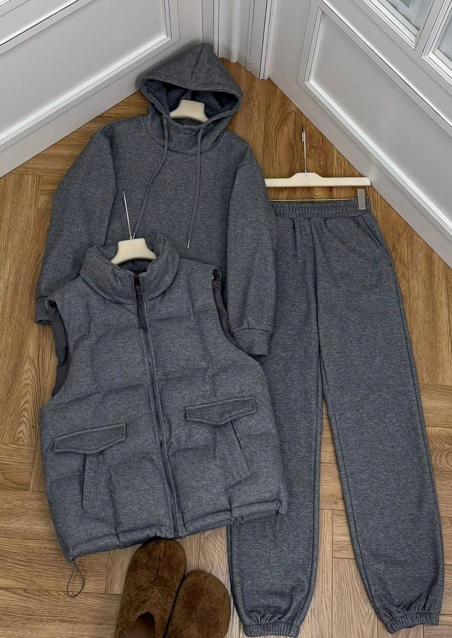 стильные костюмы,костюм тройка с курткой,костюм на флисе,костюм тройка женский,костюм теплый на флисе