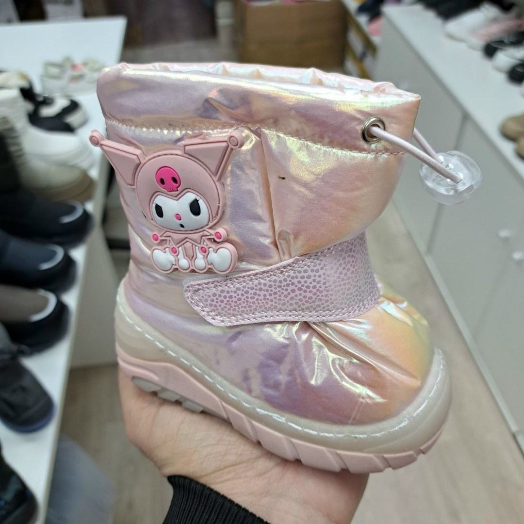 ,дутики детские kapika 1312д-1 цв.сиреневый р.28 ru,дутики детские,сапоги зимние детские,дутики детские зимние