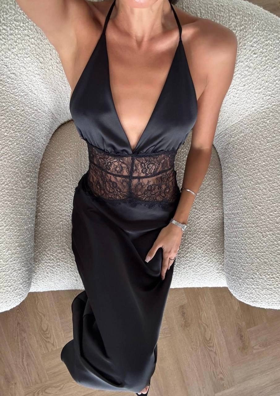 платье,вечернее платье,платье с открытой ногой,шелковое платье,платье комбинация в пол