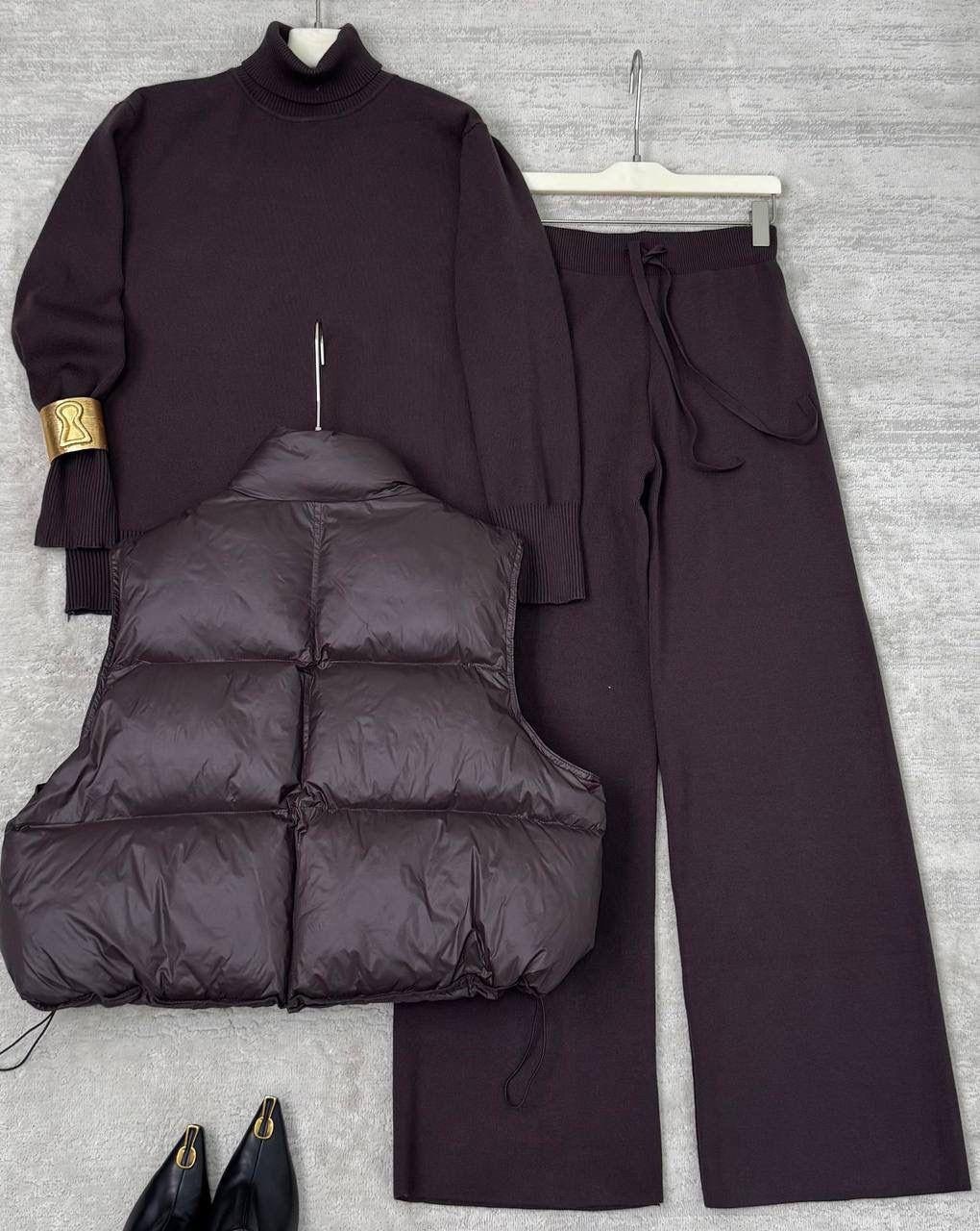 костюм тройка miu miu,женский костюм тройка,костюм с жилеткой,женский костюм,костюм женский на флисе