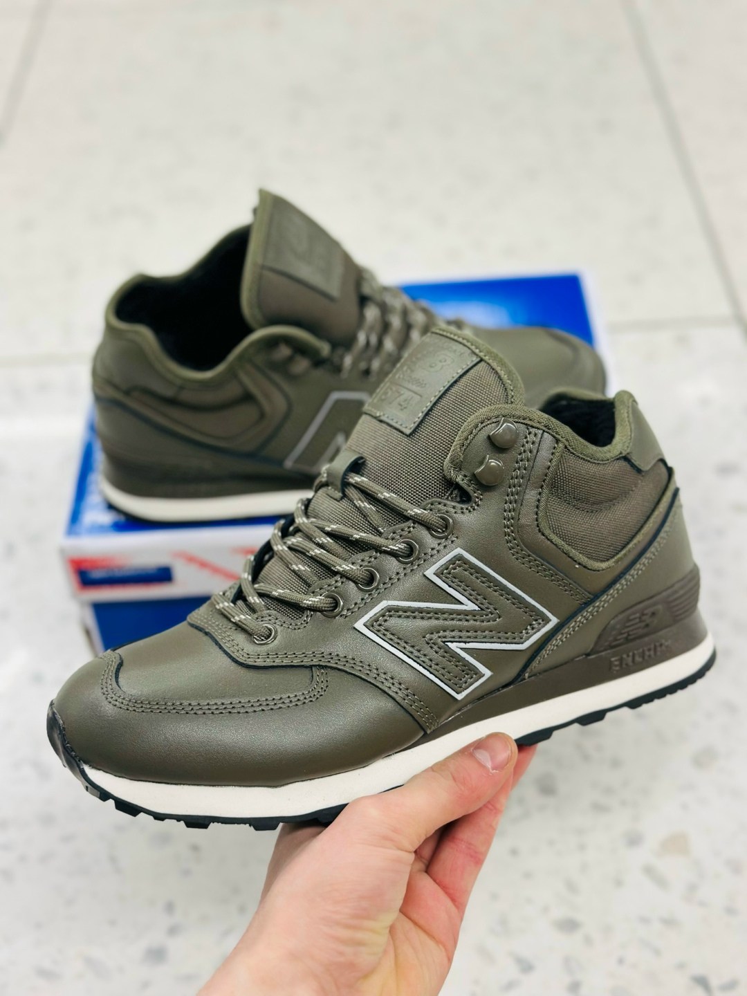 кроссовки new balance 574,кроссовки new balance,кроссовки,кроссовки new balance 574 mid,кроссовки new balance 574 хаки зима высокие