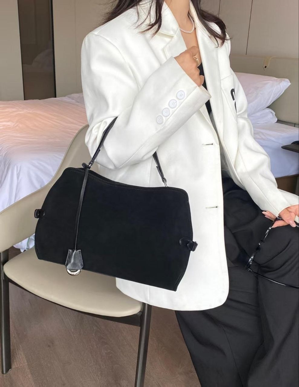 замшевая сумка,женская сумка,сумка женская bbl 3199-1 черный,женская замшевая сумка,сумка