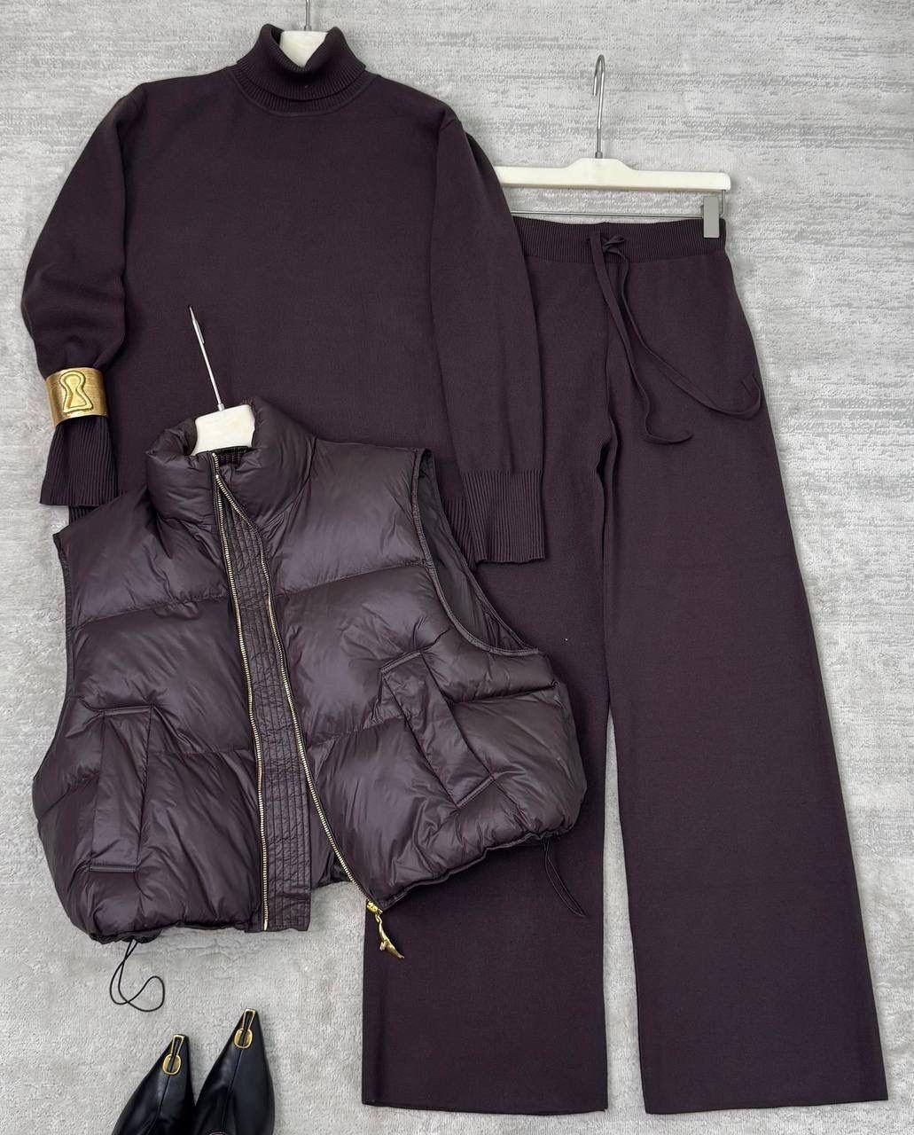 костюм тройка miu miu,женский костюм тройка,костюм с жилеткой,женский костюм,костюм женский на флисе