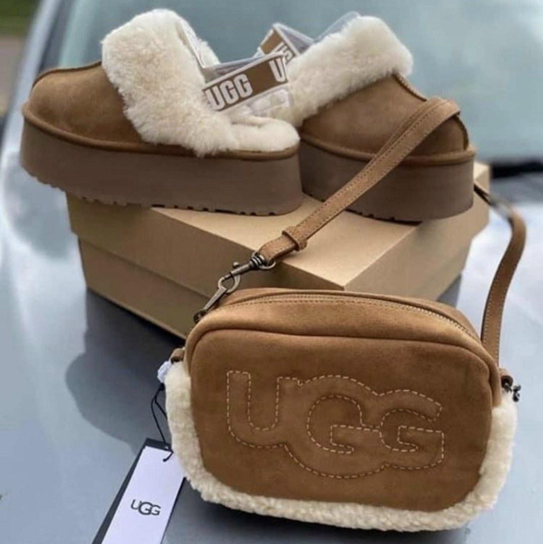 ugg funkette slipper,шикарные угги,ugg slipper,ugg funkette slipper chestnut, угги