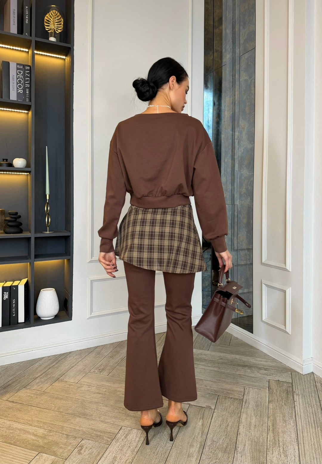 костюм с брюками,стильный костюм,повседневный костюм,трикотажный костюм с брюками осенний оверсайз bapani,костюм со штанами