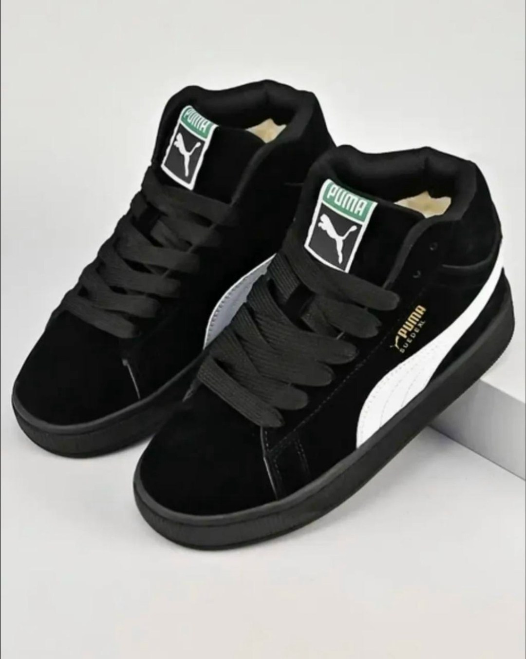 кроссовки черные мужские зимние puma suede xl,мужские зимние кроссовки puma,кроссовки зимние puma,puma suede,кроссовки puma