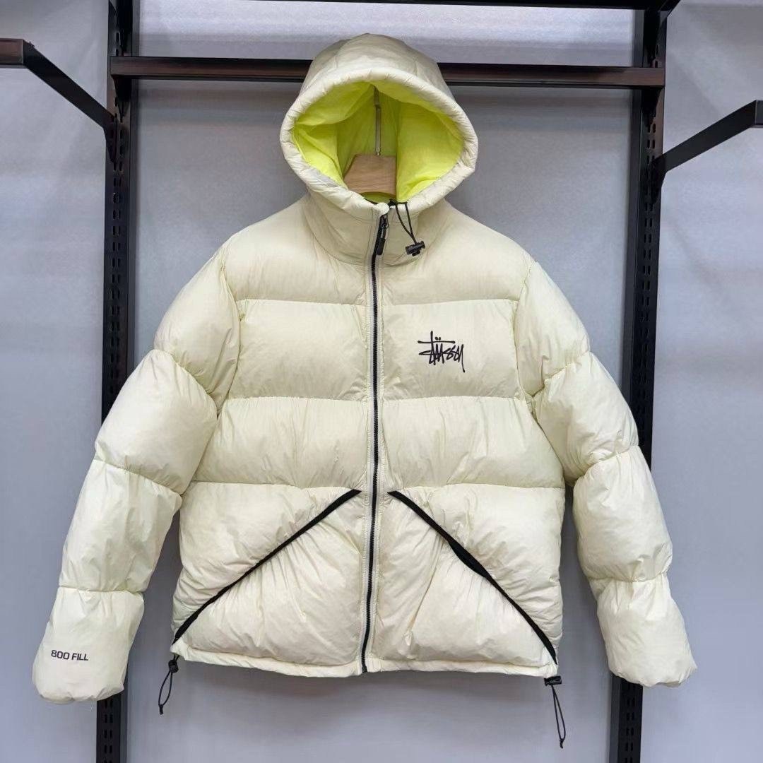 пуховик stussy белый унисекс,пуховик утепленный зимний куртка stussy,пуховик куртка stussy,пуховик куртка зимняя stussy,пуховик stussy белый