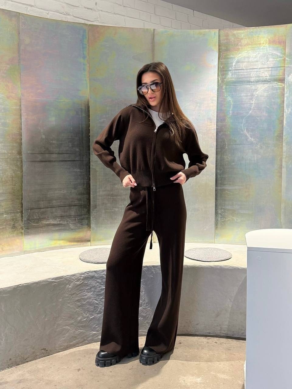 костюм трикотажный,брючный костюм,костюм женский,теплый женский ангоровый костюм,костюм двойка кашемир