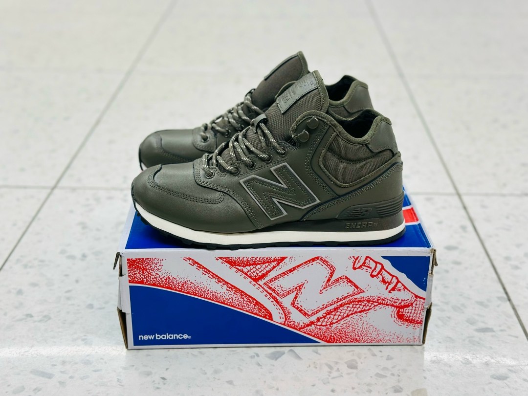 кроссовки new balance 574,кроссовки new balance,кроссовки,кроссовки new balance 574 mid,кроссовки new balance 574 хаки зима высокие