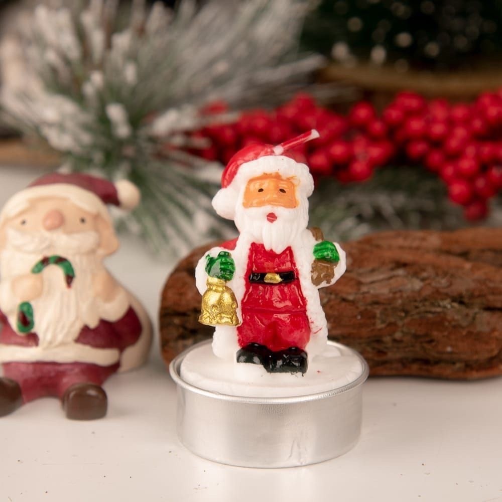 набор новогодних свечей,cвечи новогодние,украшение новогоднее елка,новогодние свечи елочки,свеча елка