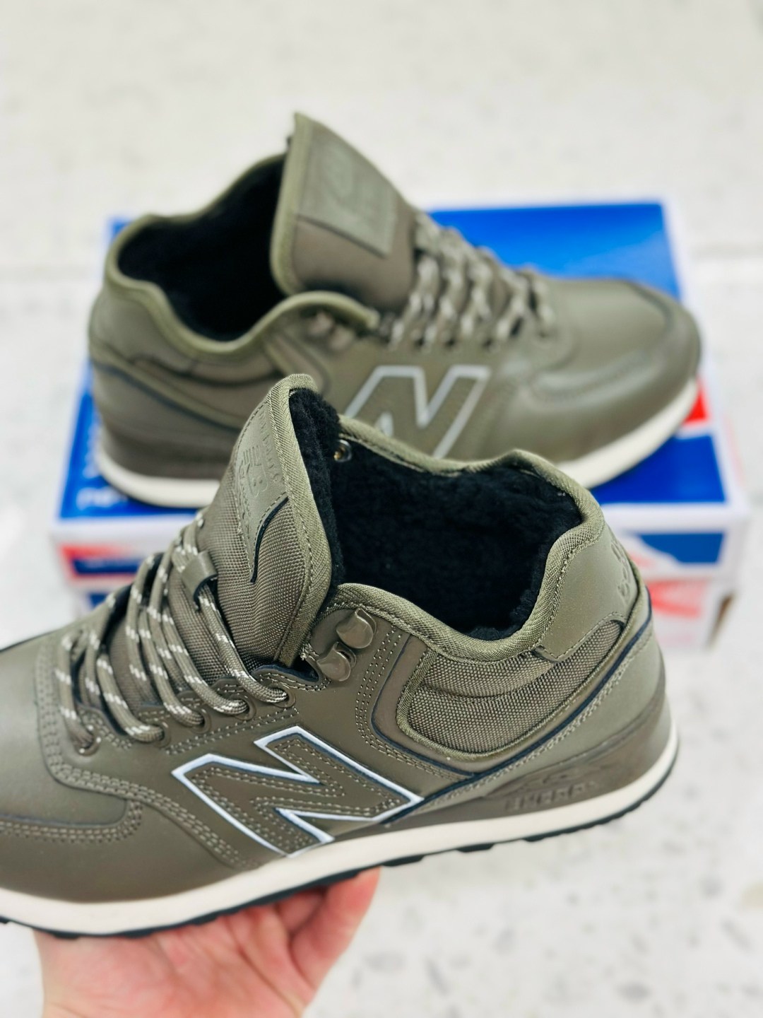 кроссовки new balance 574,кроссовки new balance,кроссовки,кроссовки new balance 574 mid,кроссовки new balance 574 хаки зима высокие