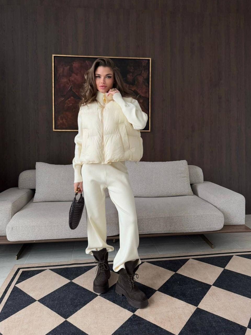 женская жилетка,жилет бежевый,костюм женский тройка,костюм тройка