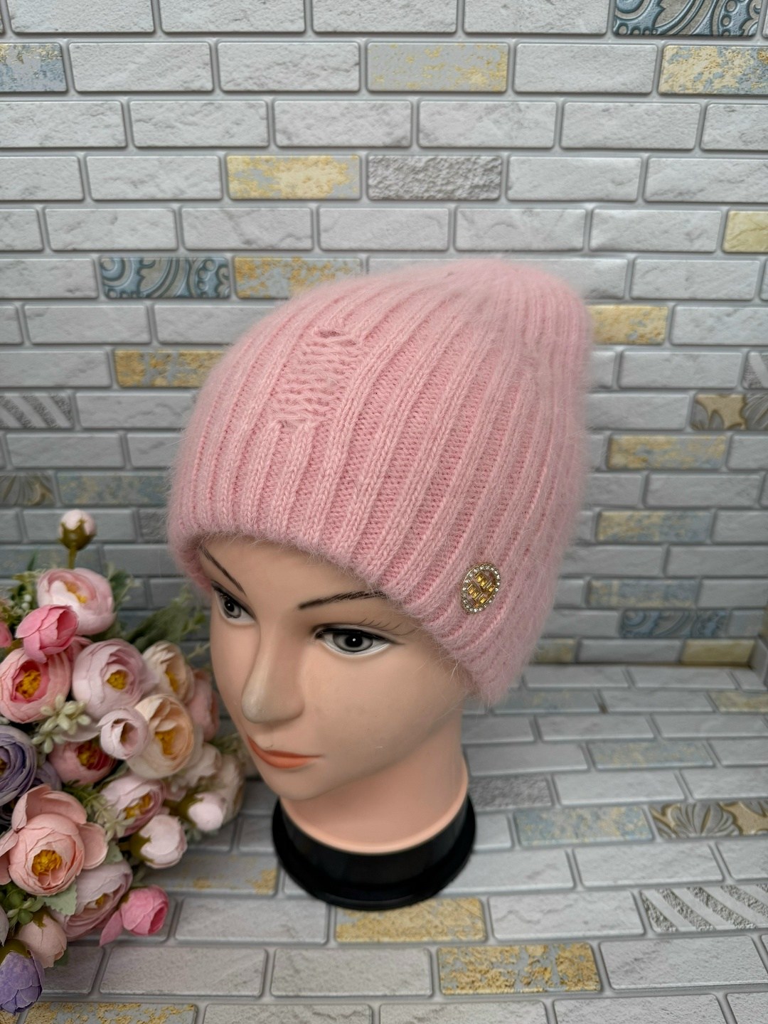 шапка женская,вязаная женская шапка,шапка,шапка женская на флисе,шапка зимняя женская