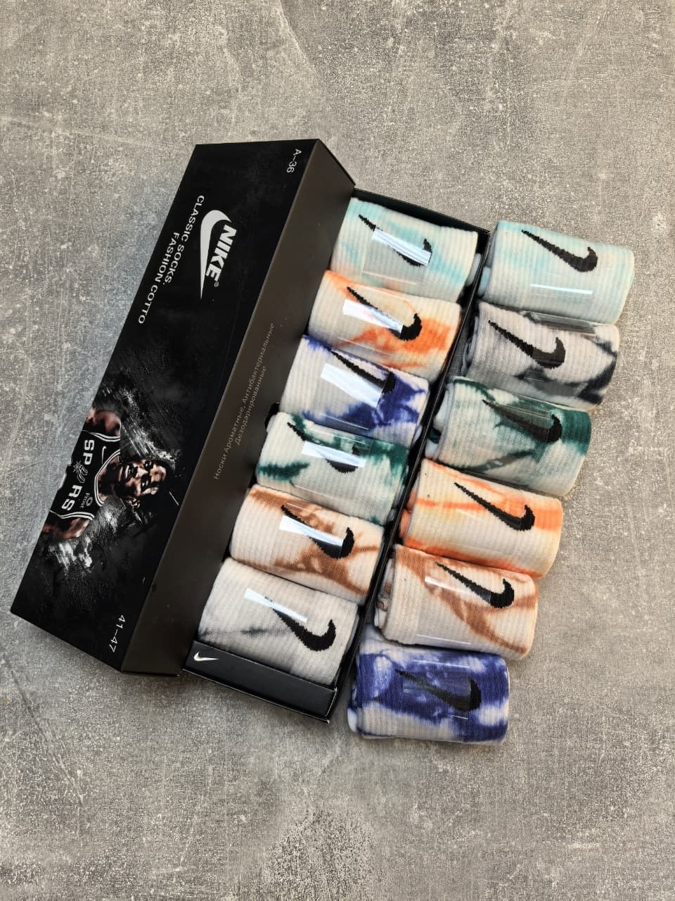 комплект носков nike,носки nike набор 3 пары в коробке,мужские носки nike,носки мужские,носки мужские набор