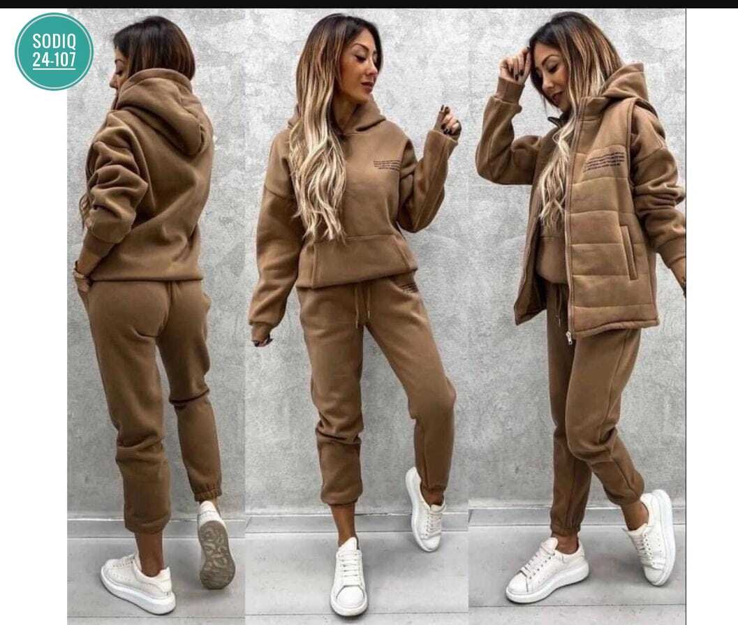 костюм спортивный женский тройка с жилеткой,костюм тройка женский,костюм женский,женский спортивный костюм на флисе,серый костюм тройка женский