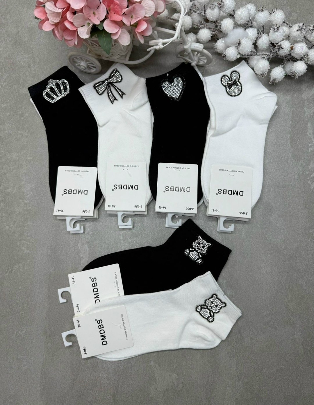 носки женские,носки женские 10 пар,комплект носки женские,носки со стразами,носки женские со стразами