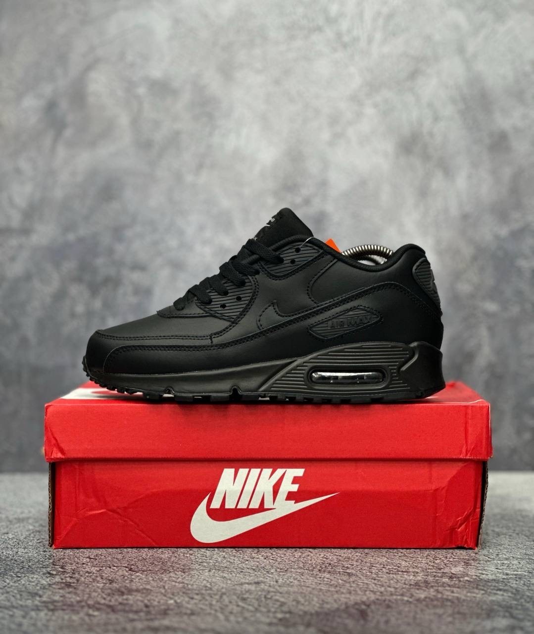 nike air max 90 leather,nike air max 90 black,кроссовки nike air max 90 leather black,nike air max 90 черные,кроссовки nike air max 90 leather