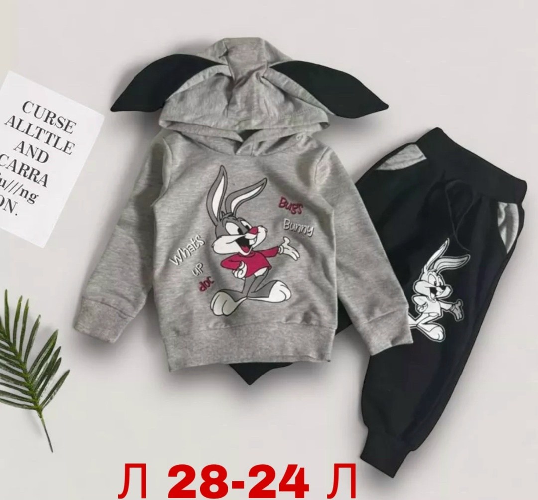 трикотажный костюм для девочки,костюм трикотажный little bunny,трикотажный детский костюм,детские костюмы,костюм спортивный