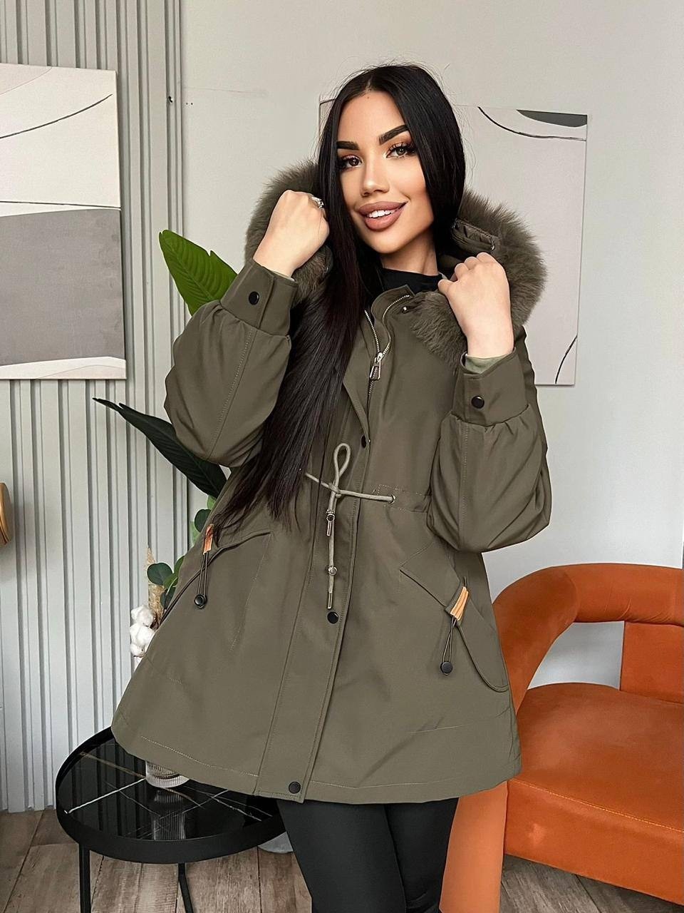 женская парка,парки с мехом,парка с мехом,парка коричневый,парка женская с натуральным мехом