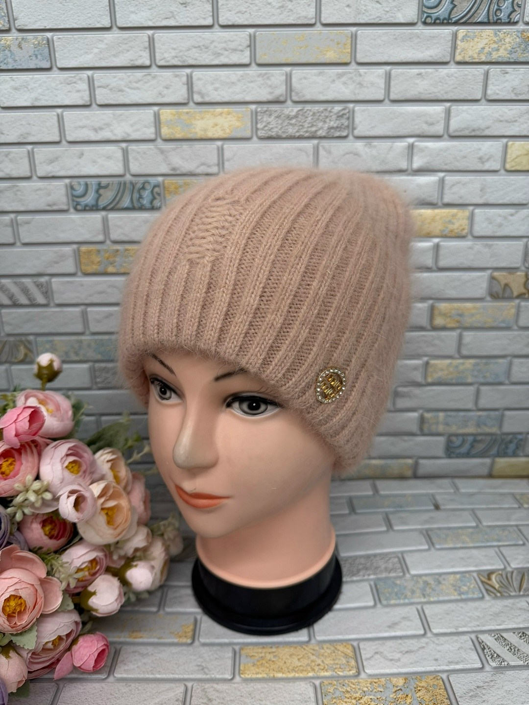 шапка женская,вязаная женская шапка,шапка,шапка женская на флисе,шапка зимняя женская