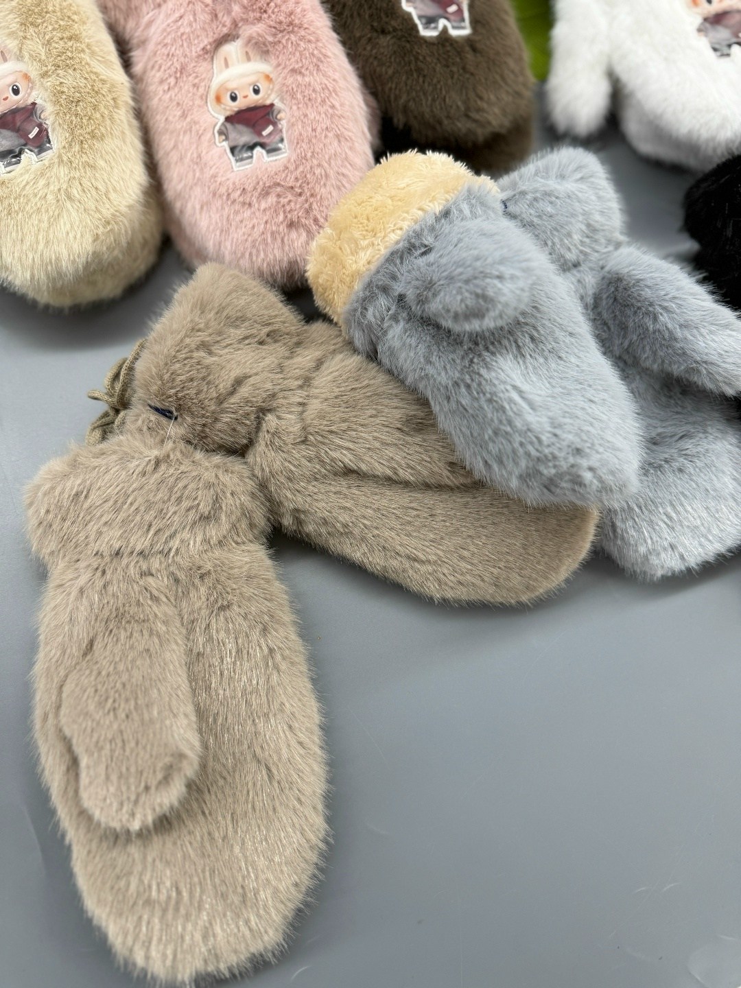 детские варежки,плюшевые варежки,варежки мишки,мягкие варежки,варежки для детей