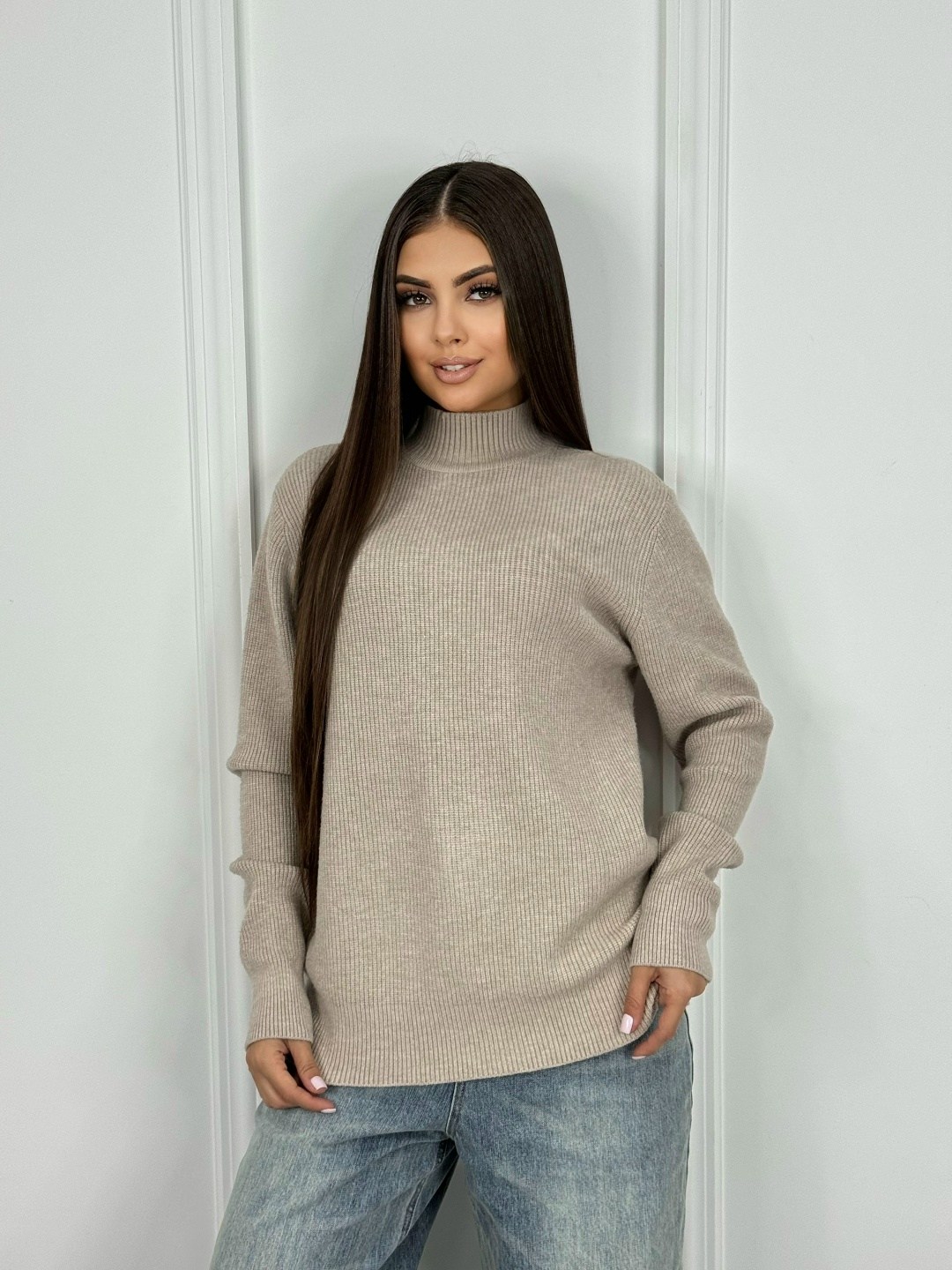 свитер женский белый,свитер женский,вязаные свитера женские,свитер с горлом,свитер