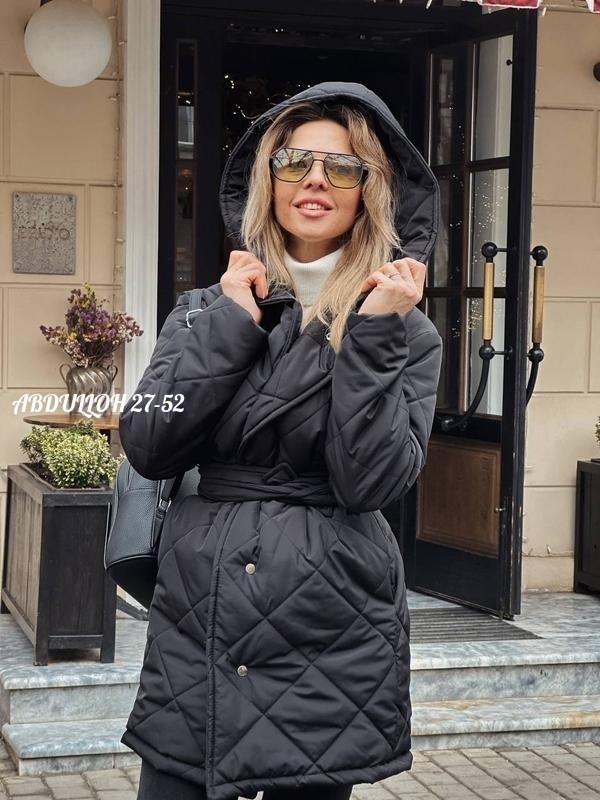 женское стеганое пальто,пальто на синтепоне,пальто модное,стеганое пальто,пальто демисезонная
