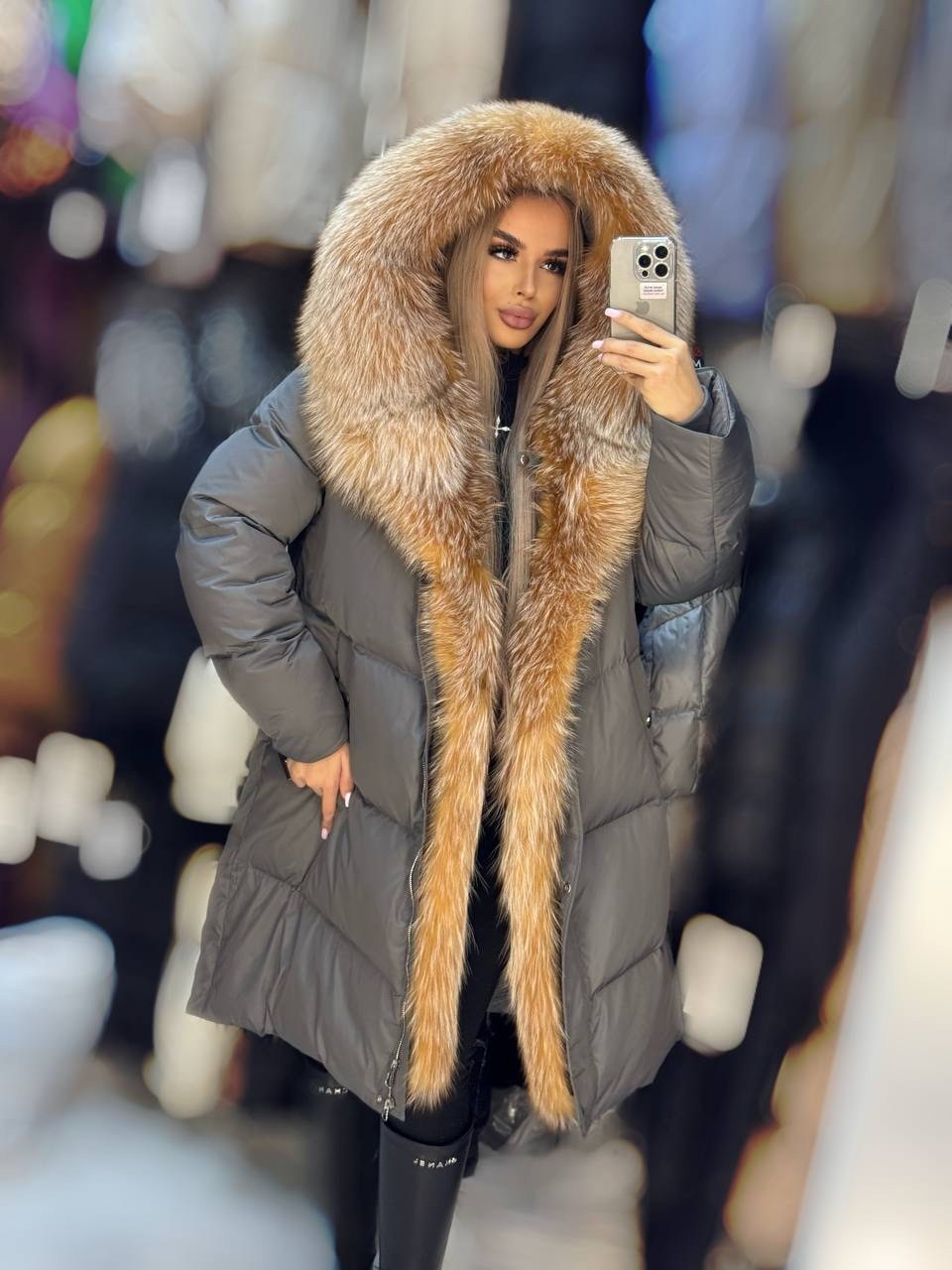 пуховик с натуральным мехом,пуховик с мехом,зимняя куртка с натуральным мехом лисы,пуховик женский с натуральным мехом,куртка пуховик с натуральным мехом
