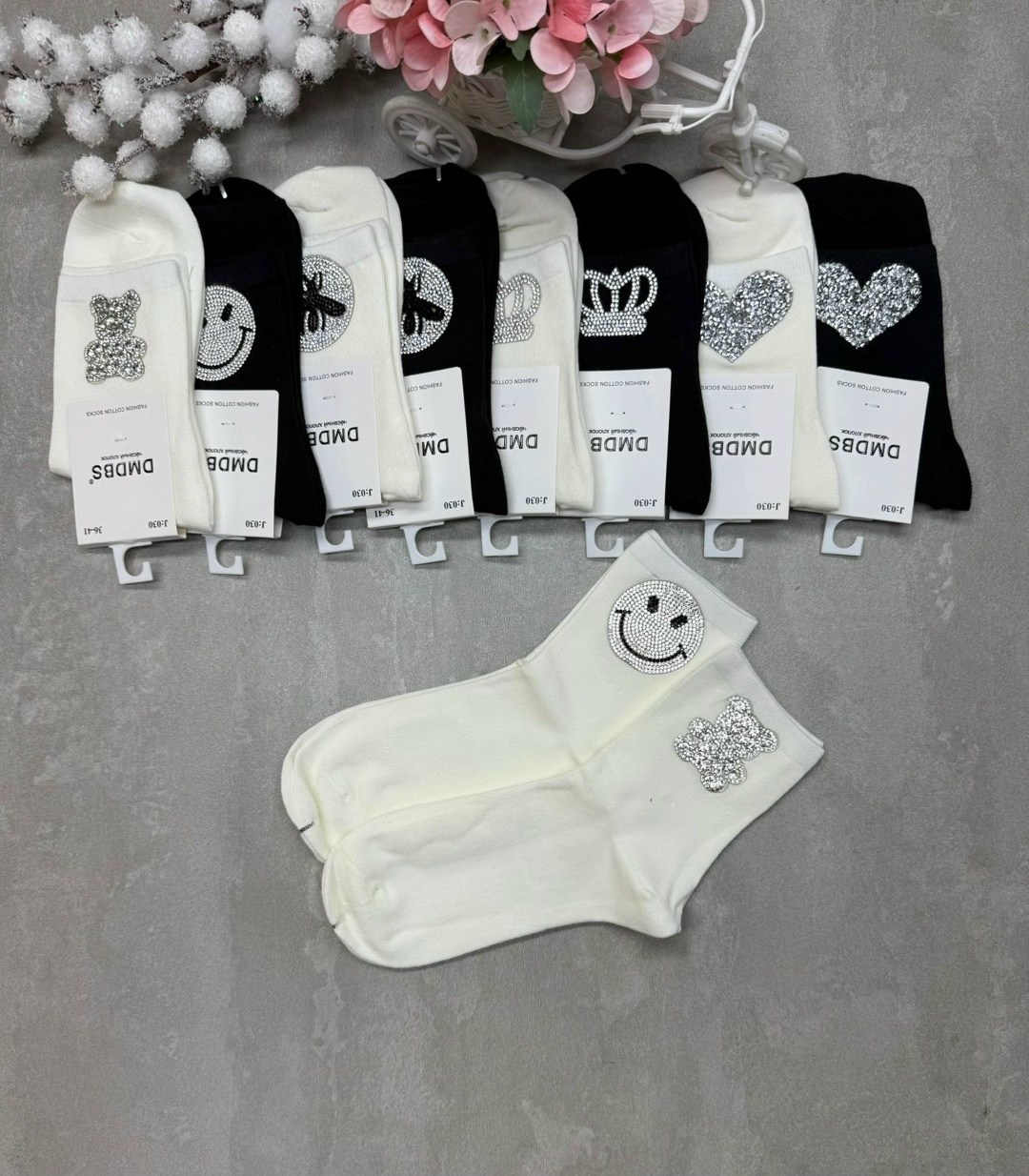 носки женские,комплект носки женские,носки со стразами,носки женские со стразами,носки комплект